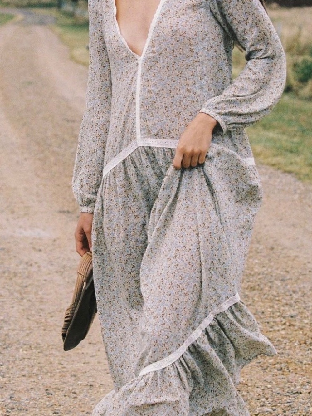 Golden Brown the Label “Sonnet” Maxi Dress – Xsmall